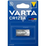 БАТАРЕЙКА VARTA LITHIUM CR123A 1шт